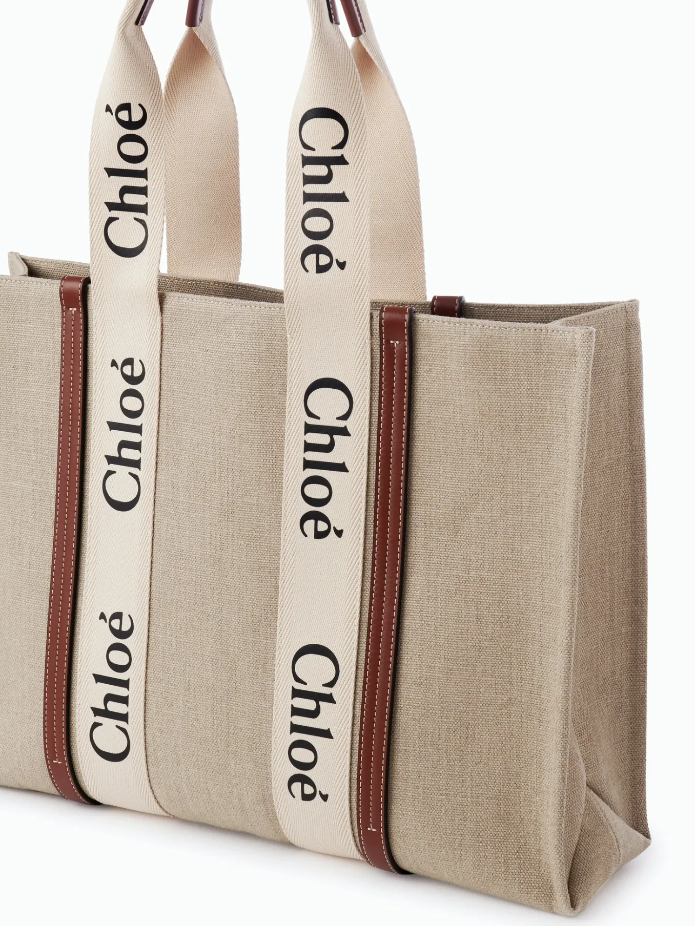 Women Chloé Large Woody Tote Bag