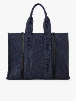 Women Chloé Large Woody Tote Bag
