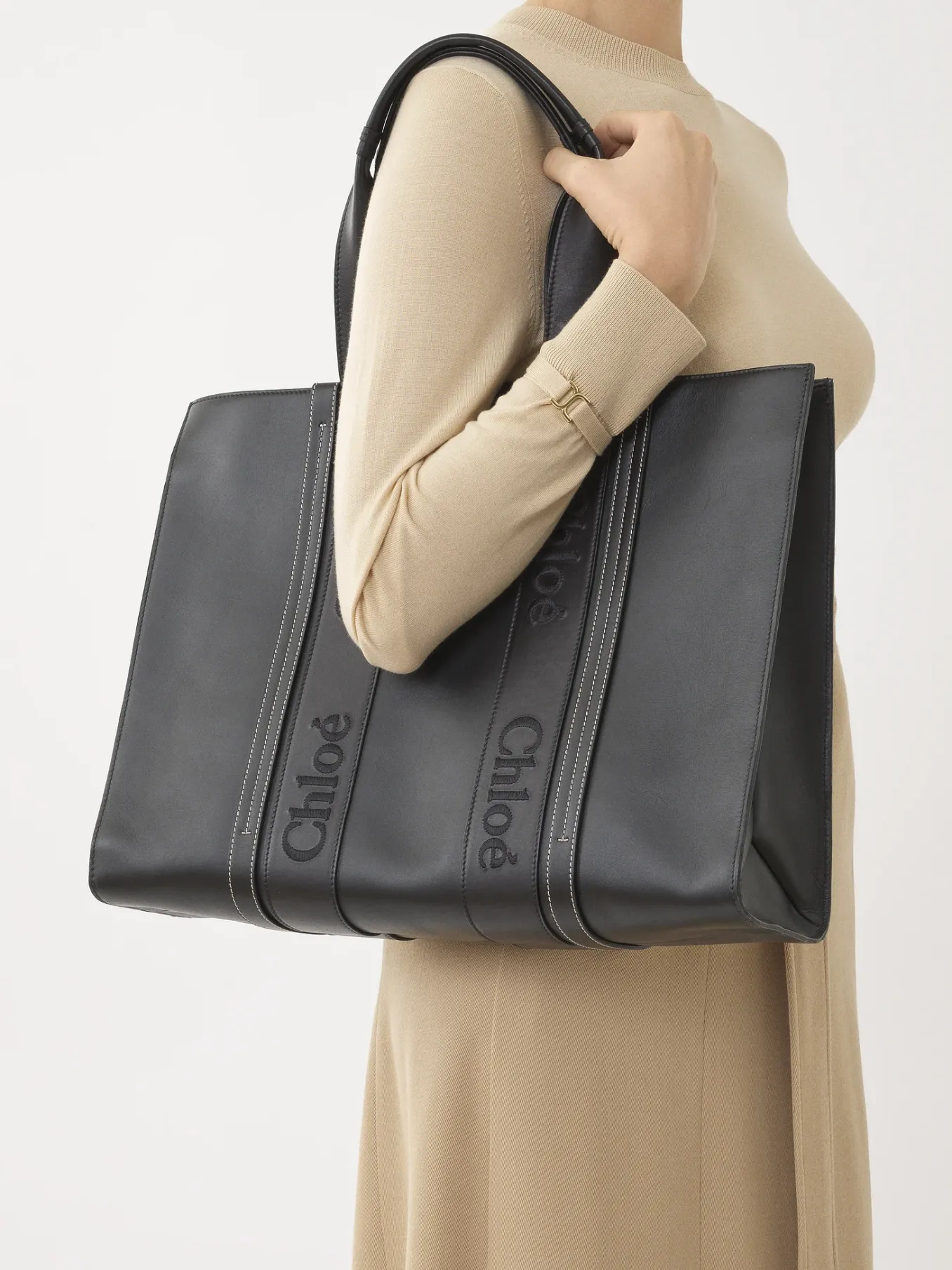 Women Chloé Large Woody Tote Bag