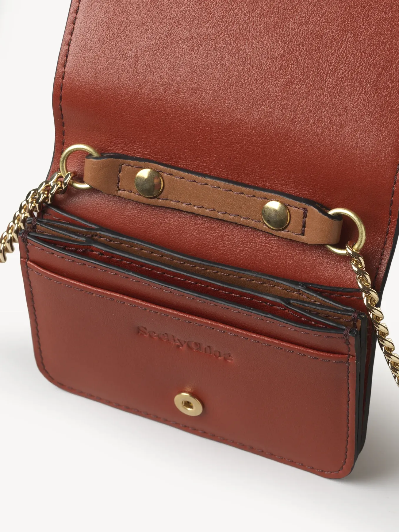 Women Chloé Layers Business Card Holder