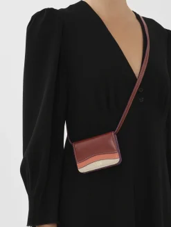 Women Chloé Layers Card Holder With Strap