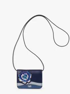 Women Chloé Layers Card Holder With Strap