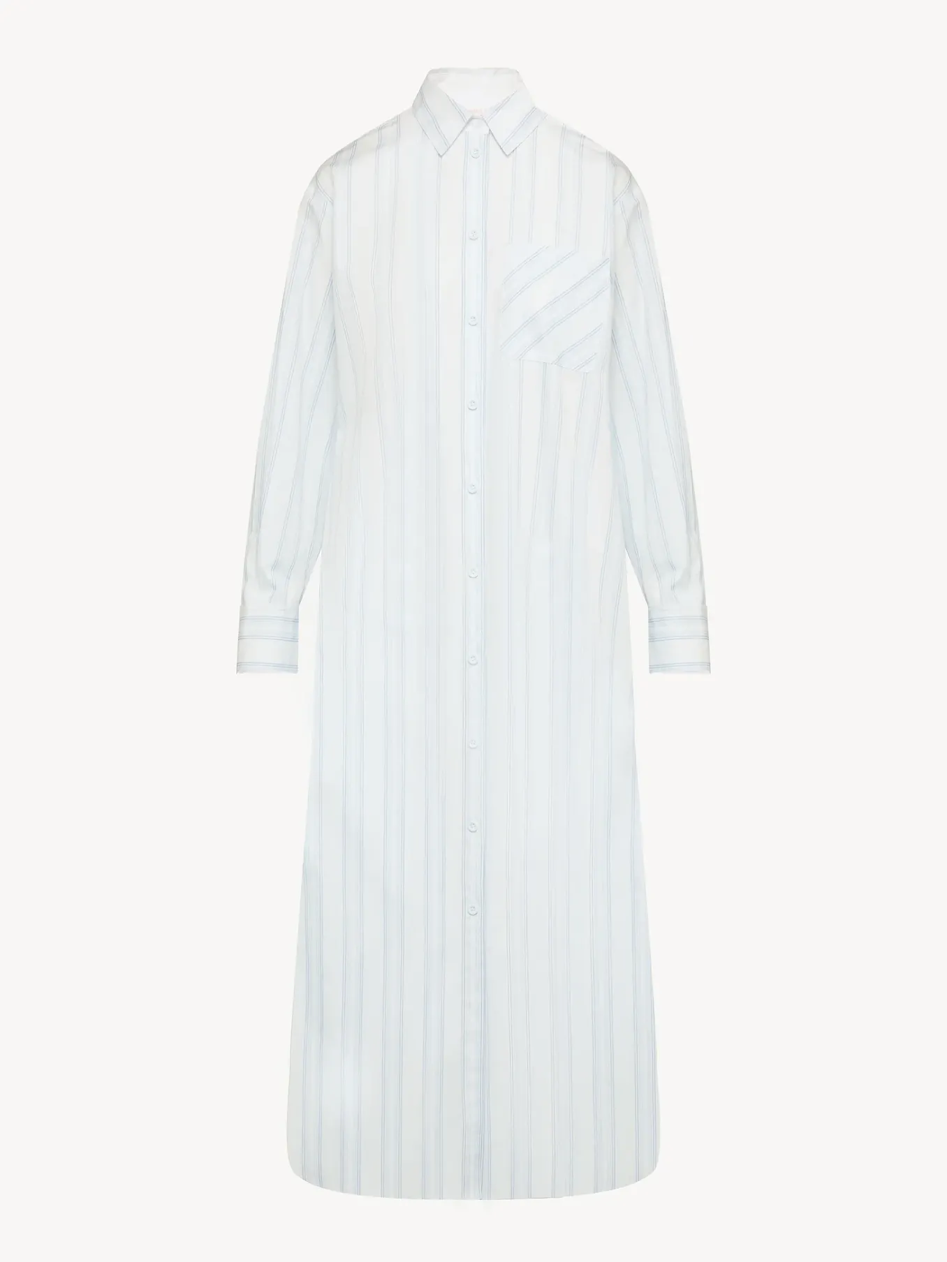 Women Chloé Long Boyfriend Shirt Dress