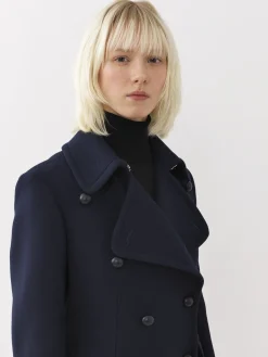 Women Chloé Long Double-Breasted Coat