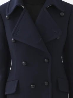 Women Chloé Long Double-Breasted Coat