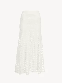 Women Chloé Long Flared Skirt