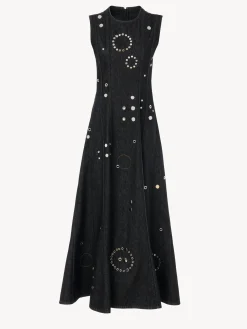 Women Chloé Long Sleeveless Dress