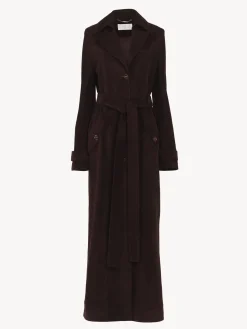 Women Chloé Long Trench Coat