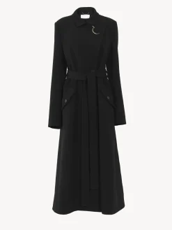 Women Chloé Long Wrap Coat