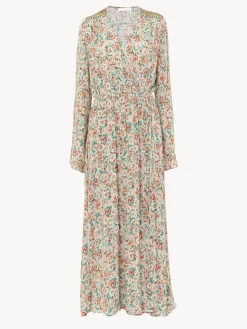 Women Chloé Long Wrap Dress