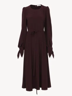 Women Chloé Long-Sleeve Midi Dress