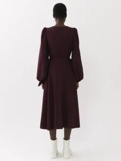 Women Chloé Long-Sleeve Midi Dress