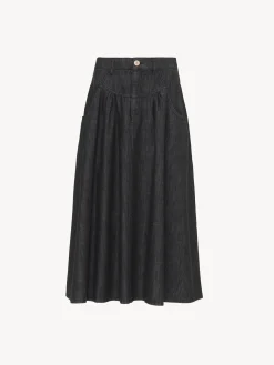 Women Chloé Loose Midi Skirt