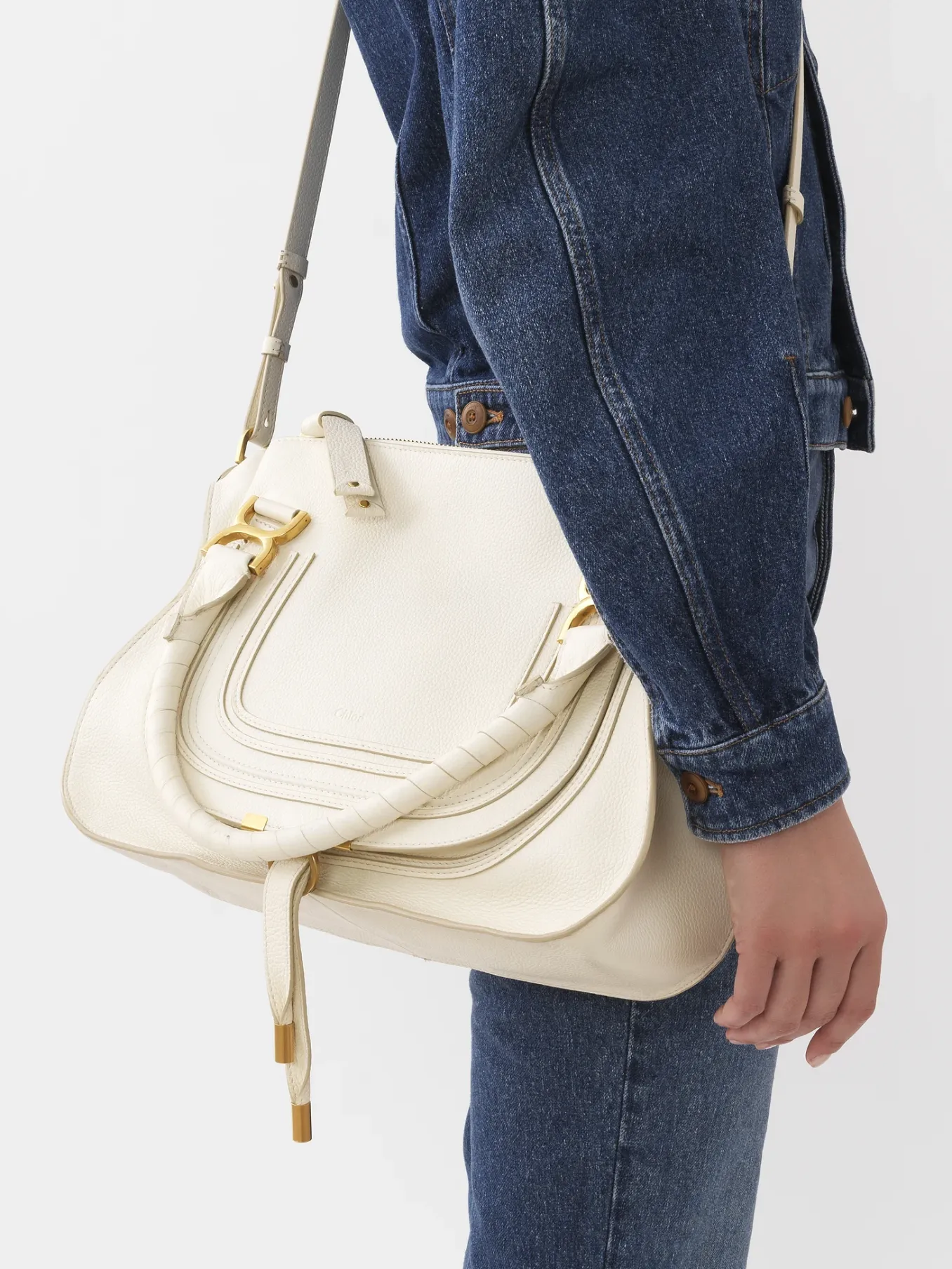 Women Chloé Marcie Double Carry Bag