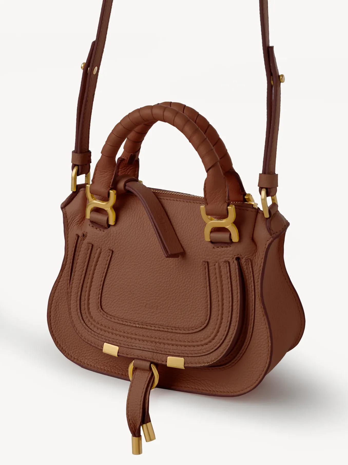 Women Chloé Marcie Mini Double Carry Bag