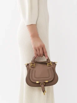 Women Chloé Marcie Mini Double Carry Bag