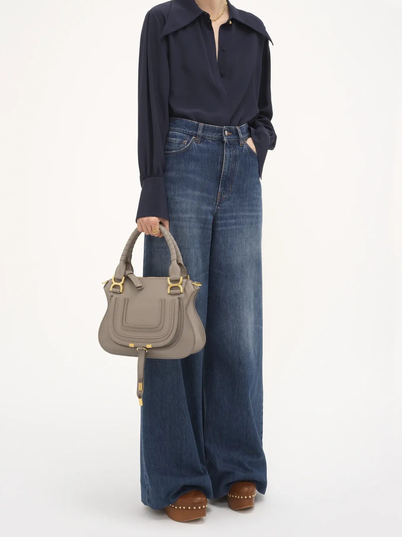 Women Chloé Marcie Small Double Carry Bag