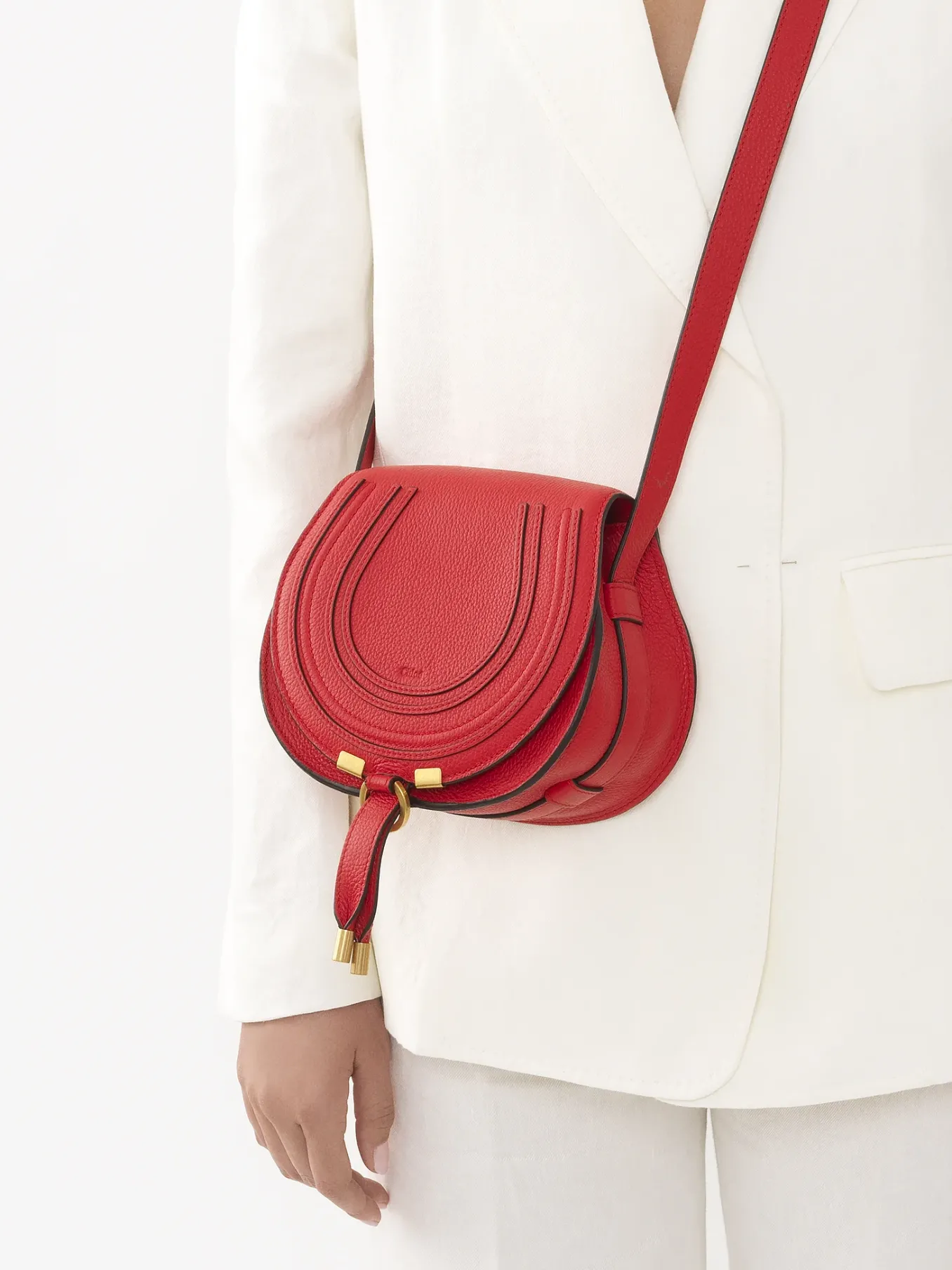 Women Chloé Marcie Small Saddle Bag
