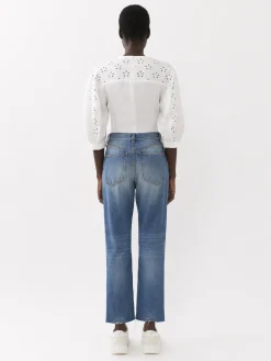 Women Chloé Masaya Cropped Straight Jeans