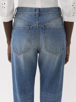 Women Chloé Masaya Cropped Straight Jeans