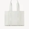 Women Chloé Medium Woody Tote Bag