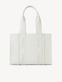 Women Chloé Medium Woody Tote Bag