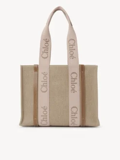 Women Chloé Medium Woody Tote Bag