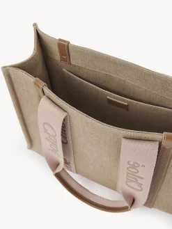 Women Chloé Medium Woody Tote Bag