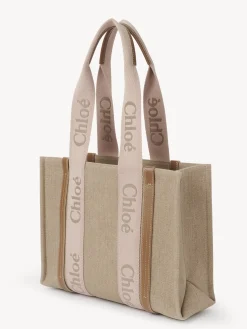 Women Chloé Medium Woody Tote Bag