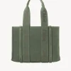Women Chloé Medium Woody Tote Bag