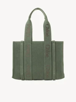Women Chloé Medium Woody Tote Bag