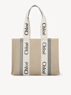 Women Chloé Medium Woody Tote Bag
