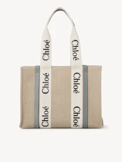 Women Chloé Medium Woody Tote Bag