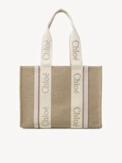 Women Chloé Medium Woody Tote Bag