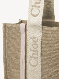 Women Chloé Medium Woody Tote Bag