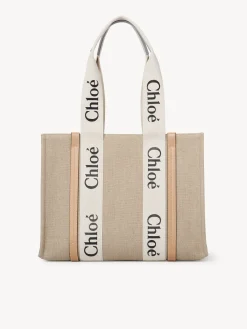 Women Chloé Medium Woody Tote Bag