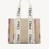 Women Chloé Medium Woody Tote Bag