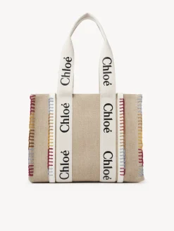 Women Chloé Medium Woody Tote Bag