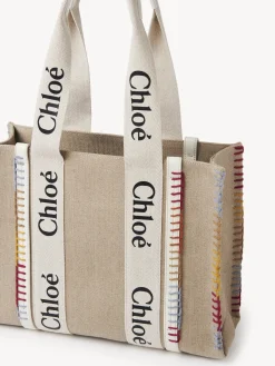 Women Chloé Medium Woody Tote Bag