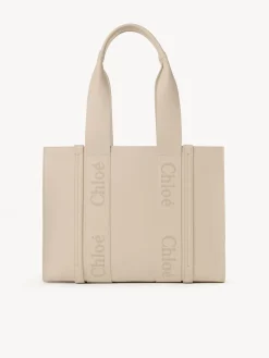 Women Chloé Medium Woody Tote Bag