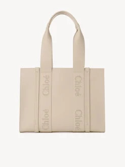 Women Chloé Medium Woody Tote Bag
