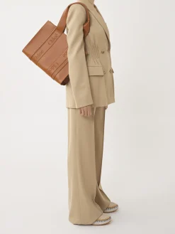 Women Chloé Medium Woody Tote Bag