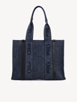 Women Chloé Medium Woody Tote Bag