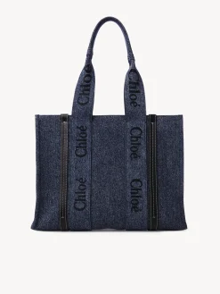 Women Chloé Medium Woody Tote Bag