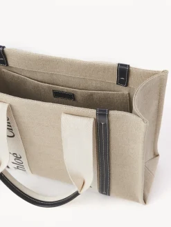Women Chloé Medium Woody Tote Bag