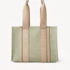 Women Chloé Medium Woody Tote Bag