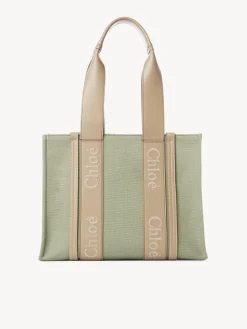 Women Chloé Medium Woody Tote Bag