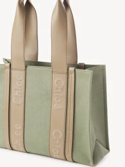 Women Chloé Medium Woody Tote Bag