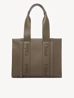 Women Chloé Medium Woody Tote Bag