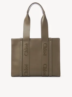 Women Chloé Medium Woody Tote Bag